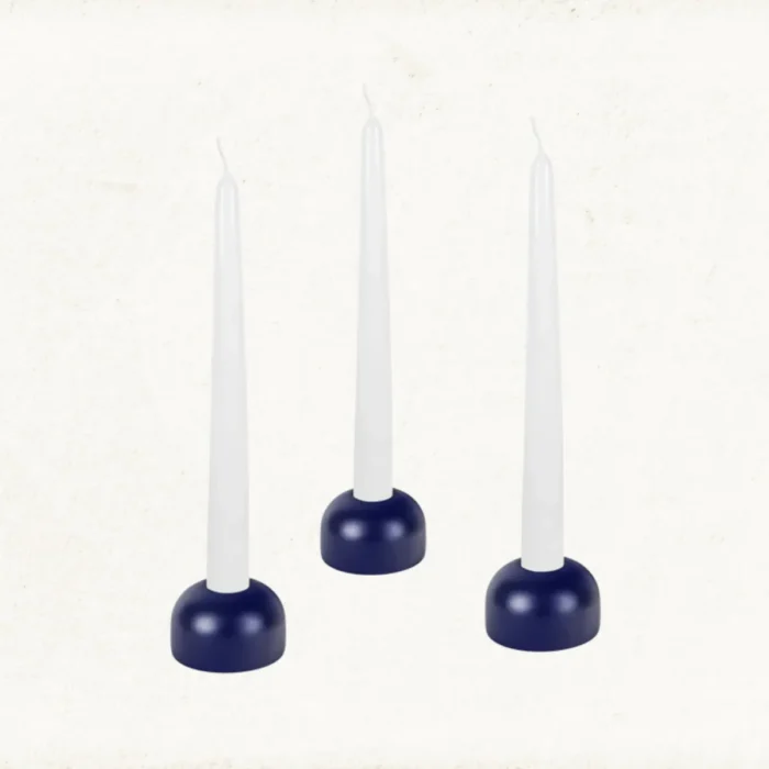 Blue Solo Candle Holder