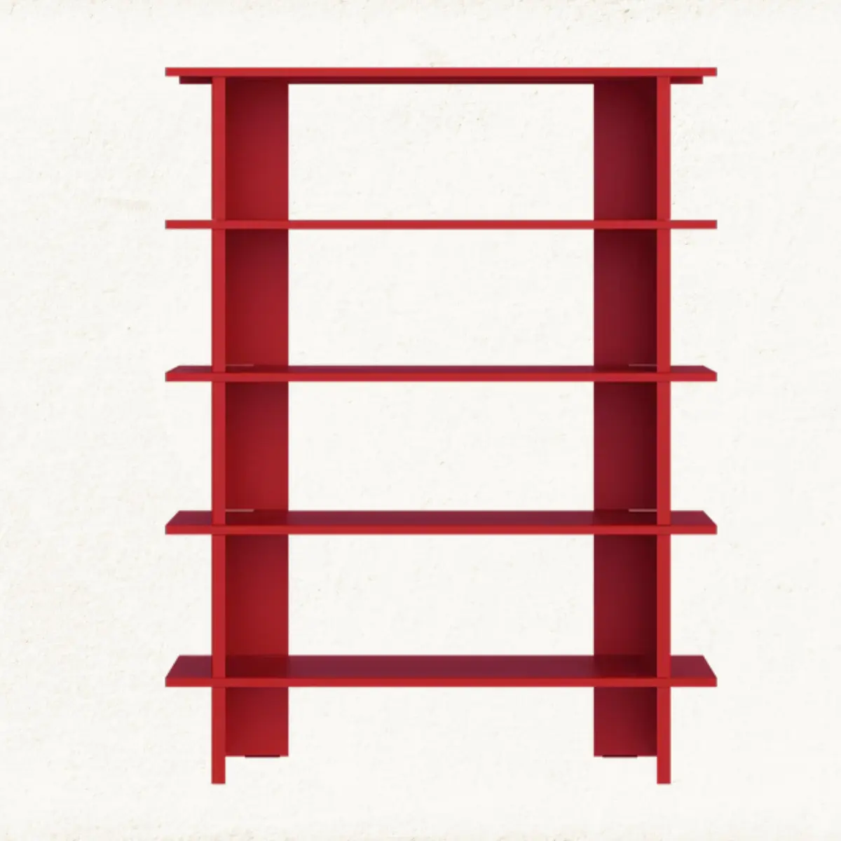 Book Shelve Unit Red