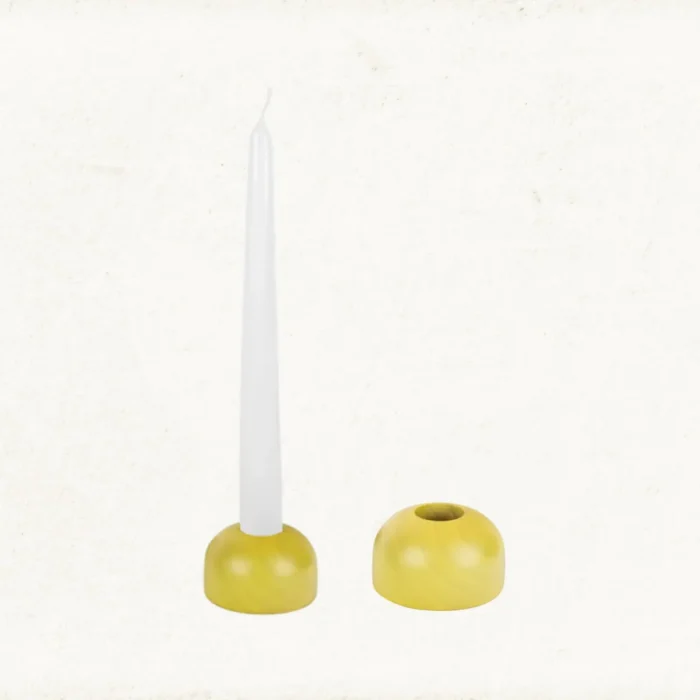 Green Solo Candle Holder
