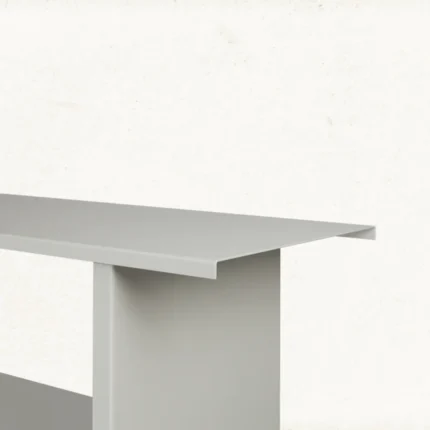 Two Row Shelve Unit Grey