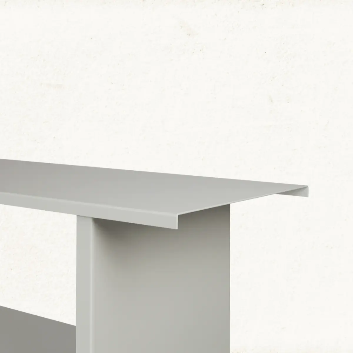 Two Row Shelve Unit Grey