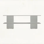 Two Row Shelve Unit Grey