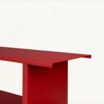 Two Row Shelve Unit Red