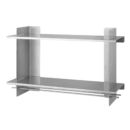 2-Tier Stainless Steel Kitchen Shelf – 70 cm