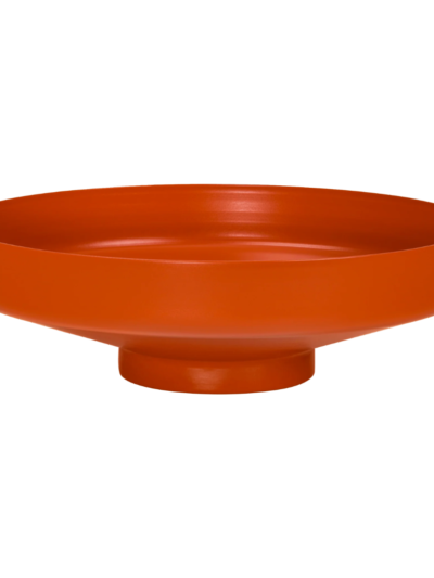 Decorative Steel Bowl Orange