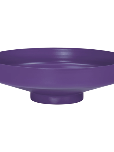 Decorative Steel Bowl Purple